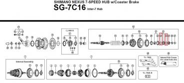 SICHERUNG F. ANTRIEBSSCHEIBE  SHIMANO